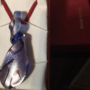Italian Dichroic glass pendant